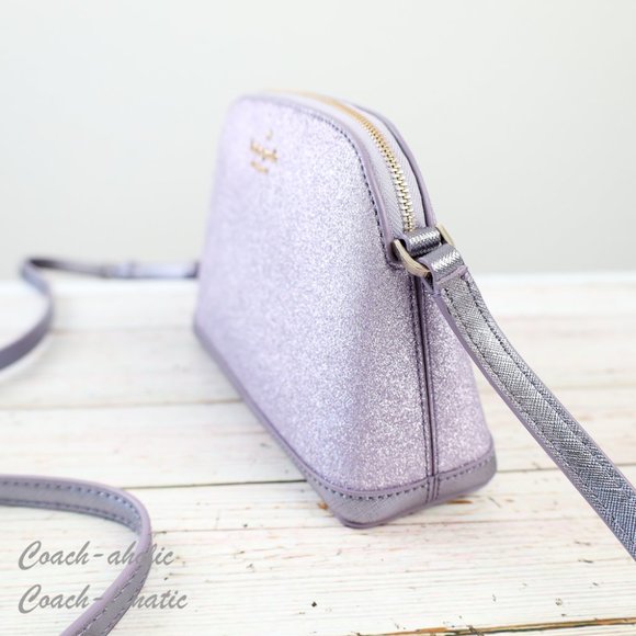 kate spade Bags Nwt Kate Spade Tinsel Small Dome Glitter Crossbody